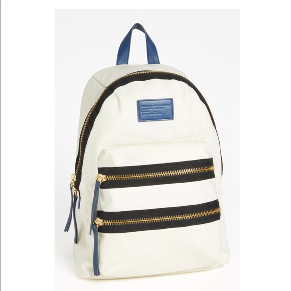 Marc Jacobs Handbags - White Nylon Marc Jacobs Backpack